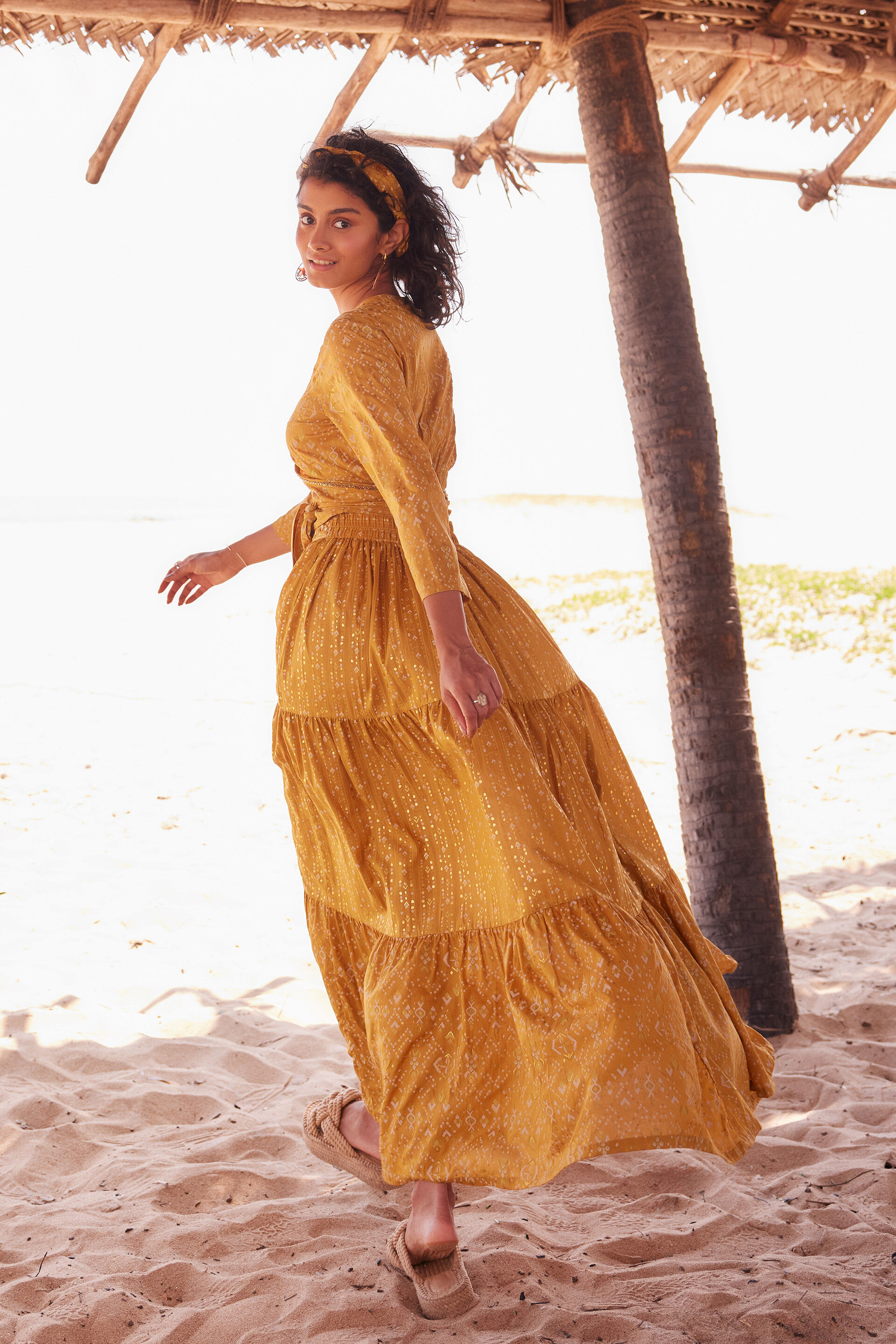 Rufina Skirt Set, Mustard, image 4